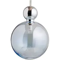 Ebb & Flow Glas pendellampa Uva L, dimbar, Blå, Vardagsrum / matsal, Glas, Skandinavisk, Pendellampa