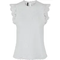 Pieces Blus 'PCOLLINE' vit