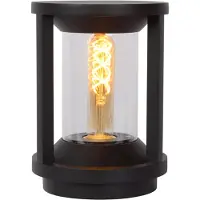 Lucide Pollare Cadix, Svart, Aluminium / grå / zink, Utomhuslampa