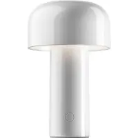 Flos Design bordslampa Bellhop, dimbar, Vitt / opal, Vardagsrum / matsal, Syntetmaterial, Design, Bordslampa