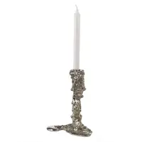 Pols Potten Drip ljusstake silver