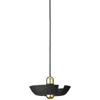 AYTM Design pendellampa Cycnus, dimbar, Svart, Vardagsrum / matsal, Aluminium / grå / zink, Design, Pendellampa