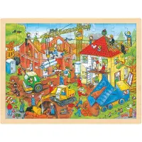 Goki Pussel Byggarbetsplats, 96 bitar