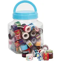Creativ Company Washitejp mixade mönster 12 mm 2 m 90-pack