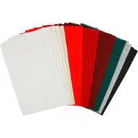 Creativ Company Hobbyfilt, ark 20x30 cm, tjocklek 1,5-2 mm, 180-200 g, mixade färger, 24 mix. ark/ 1 förp.