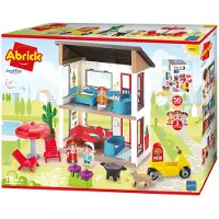 Ecoiffier modernt hus m/56 delar & figurer