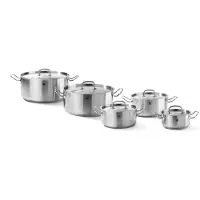 Hendi Kitchen Line låg kastrull med lock 49 l diameter 240 x 110 h Hendi 836026