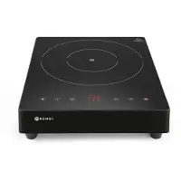 Hendi Bärbar induktionshäll med pekskärm, 1 värmezon, Black Line, diameter 28 cm, 3500 W, Hendi 239421