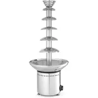 Hendi Chokladfonduefontän 6 nivåer, stål, 300 W - 274163