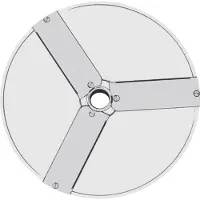 Hendi 280126 4mm Skärskiva 2 Blad på skivan