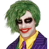 Widmann Grön Joker-peruk