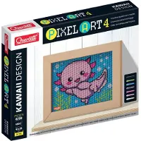 Quercetti Pixel Art 4 Tab. Kawaii Axolotl