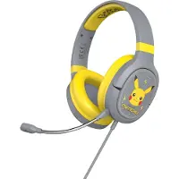 OTL TECHNOLOGIES Pokémon PK0862, Kabel, Spela, 230 g, Headset, Grå, Gul