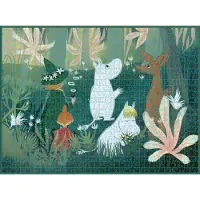 Barbo Toys Moomin Art Green Pussel 1000 bitar