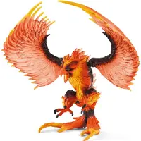 Schleich Eldrador Lava Monster Mythical Creatures Toys for Kids Fire Eagle Action Figure med rrliga vingar i ldrarna 7+
