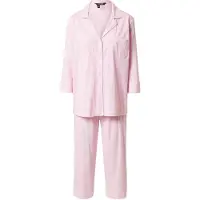 Ralph Lauren Pyjamas ljusrosa / vit
