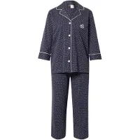 Ralph Lauren Bingham Pyjamas Med Långa ärmar