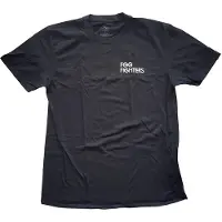 Ginza.se Foo Fighters: Unisex T-Shirt/Flash Logo (Black) (Back Print) (XX-Large)