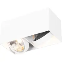 QAZQA Design Spotlight med rektangulär AR111 2-ljus - Box