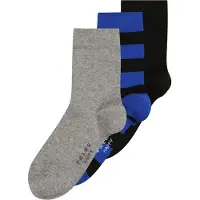 Falke Sockor blå / gråmelerad / svart
