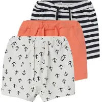 Name it Shorts - NbmFactor - 3-pack - Dark Sapphire - - 50 - Shorts