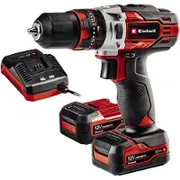 Einhell TE-CD 12/1 Li-i (2x2,0Ah) 2-växel-Slagborrmaskin batteri inkl. 2x batterier