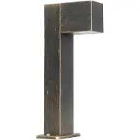 QAZQA Industriell fristående utomhuslampa antik guld 35 cm IP44 - Baleno