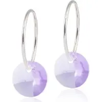 Blomdahl Örhängen Round, Violet - Stjärnurmakarna
