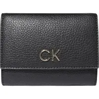 Calvin Klein Trifold Plånbok Läder Ck Logotyp