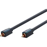 ClickTronic 2m ljudkabel, RCA, Hanstik, RCA, Hanstik, 2 m, Blå