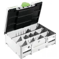 Festool SORT-SYS3 M 137 DOMINO 576796 Tillbehörslåda (L x B x H) 396 x 296 x 137 mm