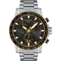 Tissot Rostfritt Stål Svart Urtavla Herr Modeklocka T125.617.21.051.00 svart