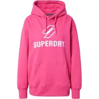 Superdry Code Sl Stacked Apq Os Tröja Med Huva