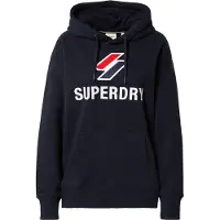 Superdry Code Sl Stacked Apq Os Tröja Med Huva
