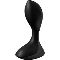 Satisfyer Backdoor Lover - uppladdningsbar, vattentät analvibrator (svart)