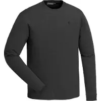 Pinewood Peached Långärmad T-shirt (Färg: Röksvart, Storlek: Large)