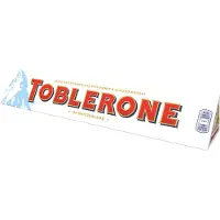 Super Merchant Toblerone Schweizisk Vit Choklad med Honungs-Mandelnougat 100 G