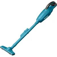 Makita DCL180Z upprättstående dammsugare och elektrisk sopborste Skaftdammsugare, 2-i-1 Batteri Torr Dammpåse Svart, Blå