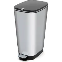 Curver Avfallsbehållare CEP - plast - 45 l - HxBxD 60,5 x 29 x 44,5 cm - grå