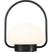 Nordlux LED-dekorbelysning Sponge to go med batteri go, dimbar, Vitt / opal, Metall, Modern
