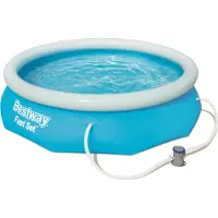 Bestway Fast Set Ø 305x76 Cm Rund Uppblåsbar Pool