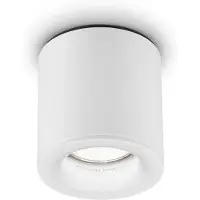 HELESTRA Lot utomhustaklampa, IP65, vit Lot, dimbar, Vitt / opal, Aluminium / grå / zink, Modern, Taklampa