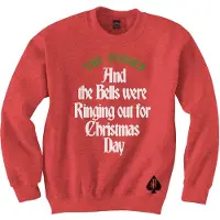 Ginza.se The Pogues: Unisex Sweatshirt/Bells Were Ringing Out (Red) (X-Large)