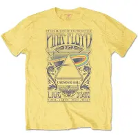 Ginza.se Pink Floyd: Kids T-Shirt/Carnegie Hall Poster (Yellow) (3-4 Years)