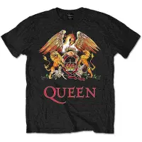 Ginza.se Queen: Kids T-Shirt/Classic Crest (Black) (5-6 Years)