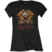 Ginza.se Queen: Ladies T-Shirt/Classic Crest (Black) (X-Small)