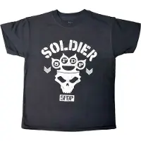 Ginza.se Five Finger Death Punch: Kids T-Shirt/Soldier (Black) (7-8 Years)