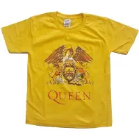 Ginza.se Queen: Kids T-Shirt/Classic Crest (Yellow) (11-12 Years)