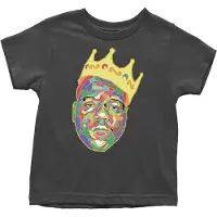 Ginza.se Biggie Smalls: Kids Toddler T-Shirt/Crown (Black) (4 Years)