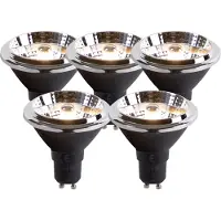 LUEDD Set med 5 GU10 LED-lampor AR70 6W 380lm 3000K